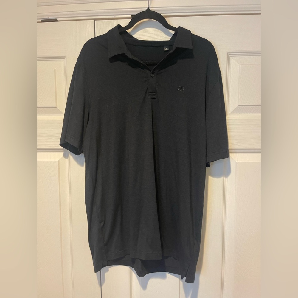 Travis Mathew Charcoal Polo Shirt
